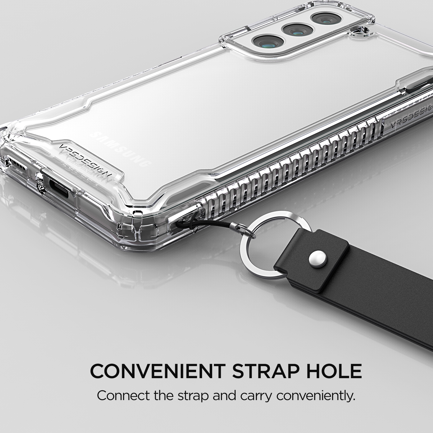 VRS Terra Guard Crystal Galaxy S22 Clear