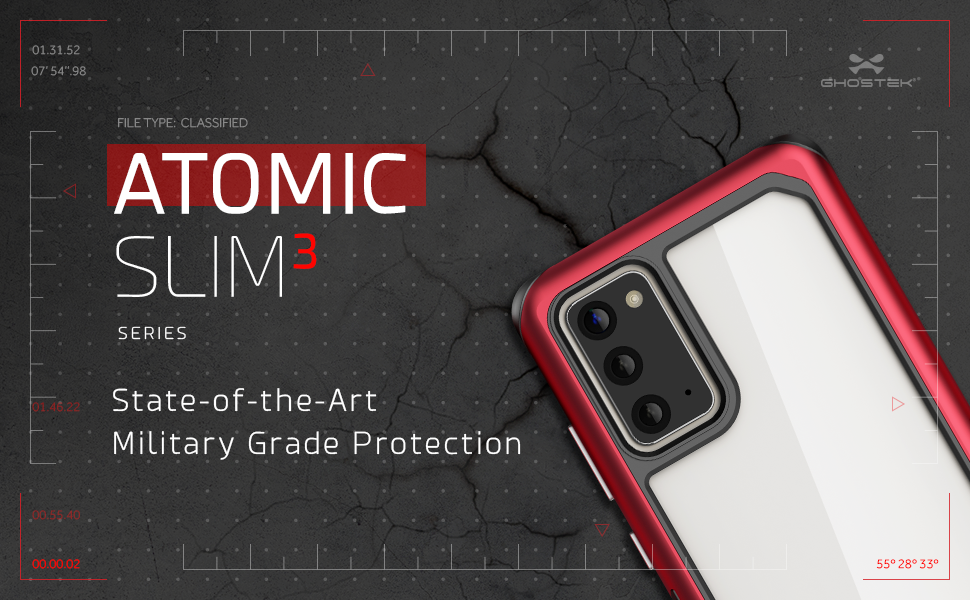 Ghostek Atomic Slim 3 Galaxy Note 20 Black