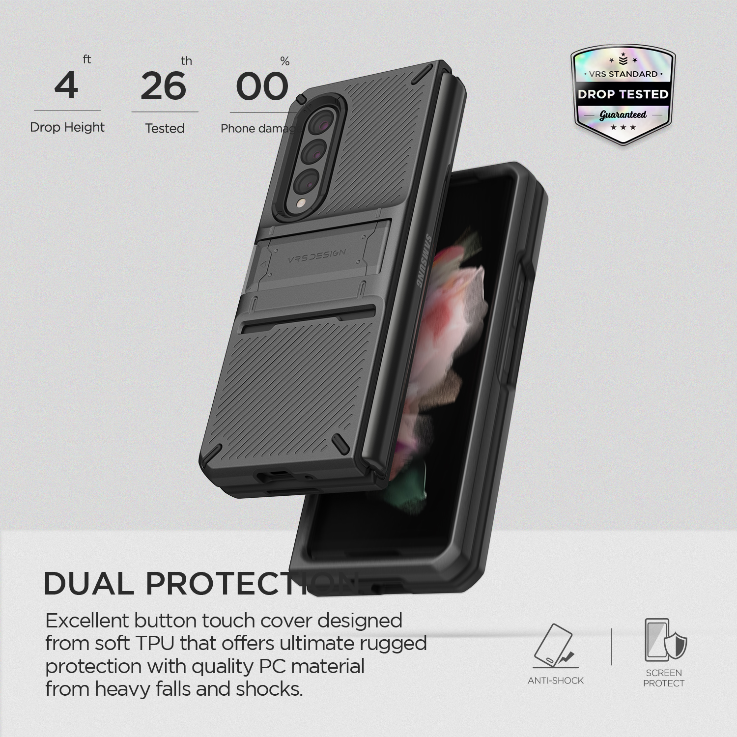 VRS Quickstand Pro Galaxy Z Fold 3