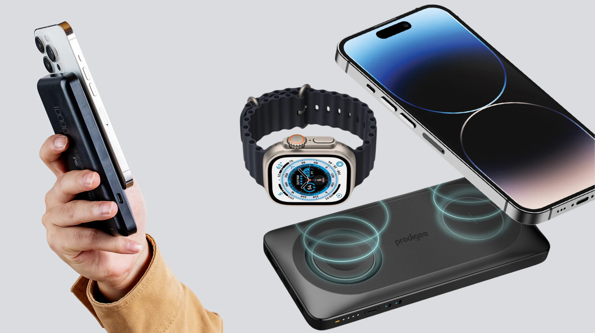 Prodigee Power Bank Mag To Go + Watch