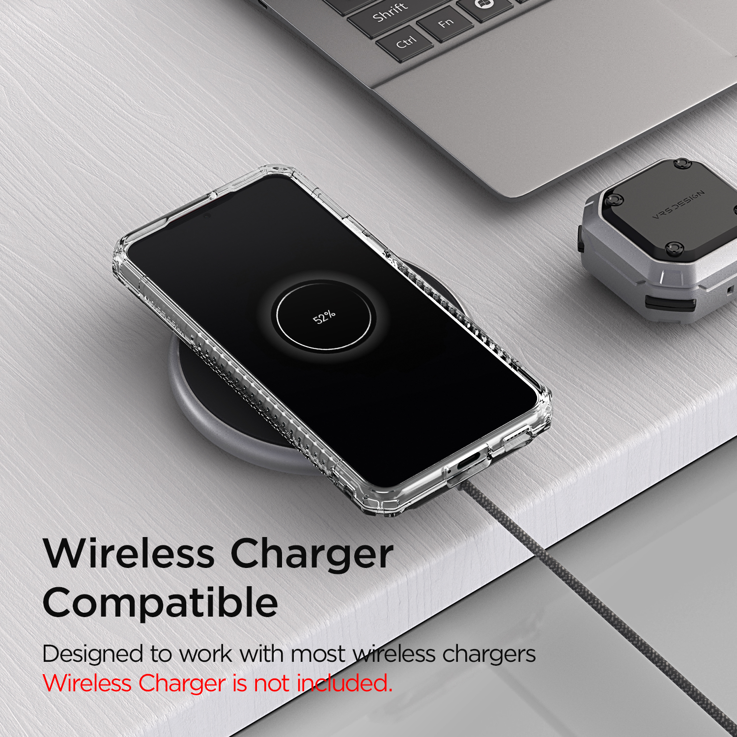 VRS Terra Guard Crystal Galaxy S22 Clear