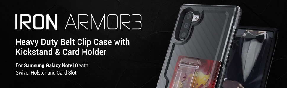 Ghostek Iron Armor 3  Galaxy Note 10 Black