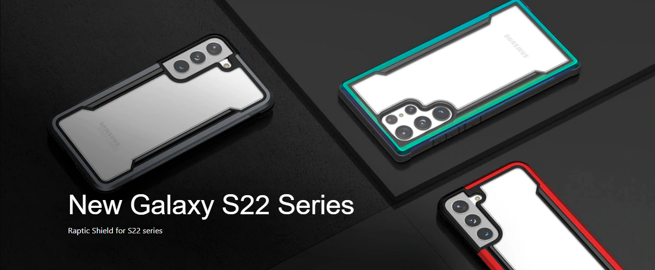 Raptic Shield Pro Galaxy S22 Ultra Red